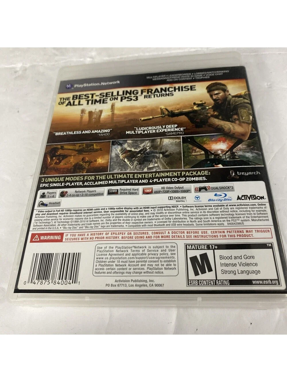 SONY CALL OF DUTY BLACK OPS - PS3 (FC1014462)